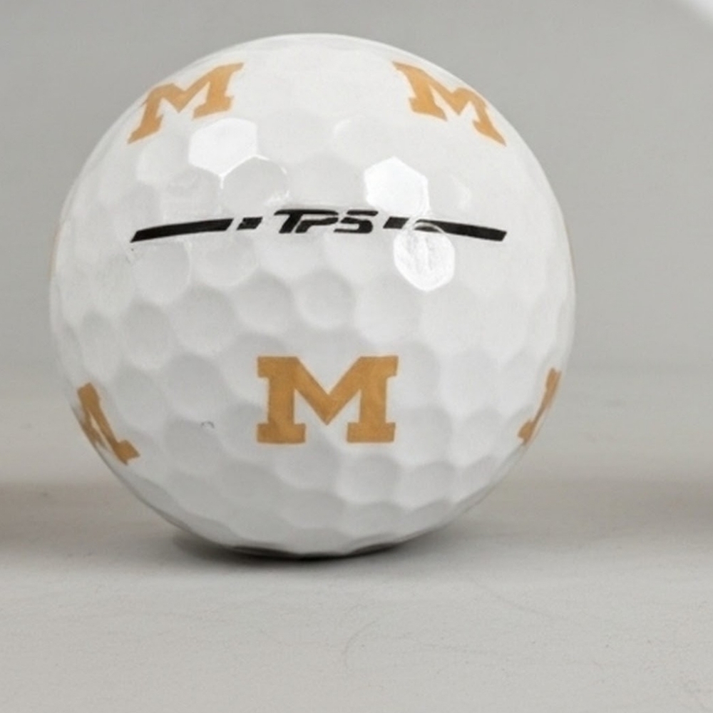 TaylorMade TP5 MICHIGAN Wolverines Practice Golf Balls Set Of 12 New (No Box) - Picture 2 of 4